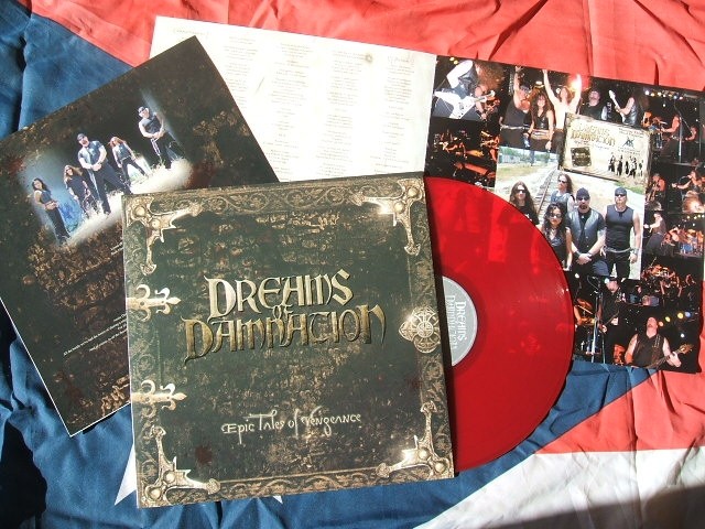DREAMS OF DAMNIATION LP with all the parts